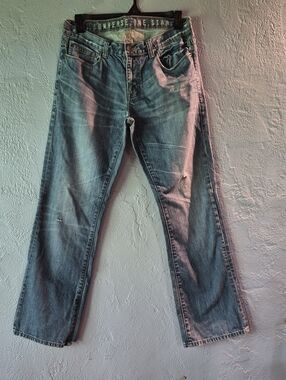 Converse Men’s Light Blue Straight-Leg Jeans